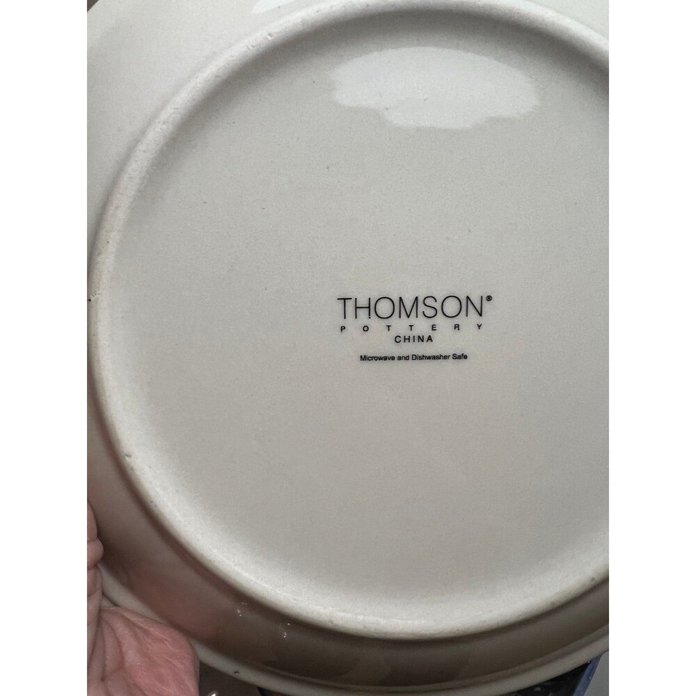 Thomson Pottery Snowman 16-Piece Dinnerware Set Service for 4 Retired 2006 - Picture 6 of 6